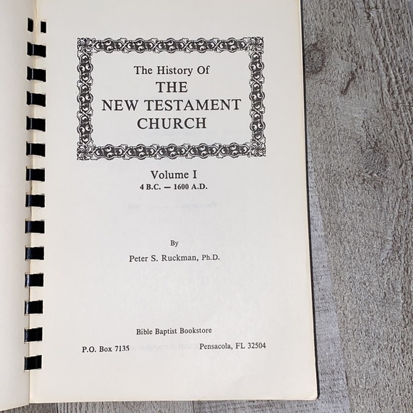The history of the New Testament Church, volume one spiral bound vintage - Picture 5 of 11